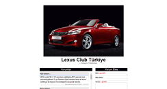 Desktop Screenshot of lexustr.com